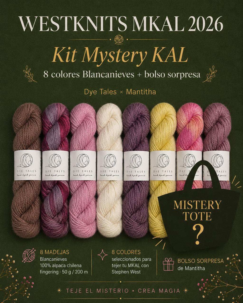 Kit MKAL 2026 · Dye Tales × Mantitha
